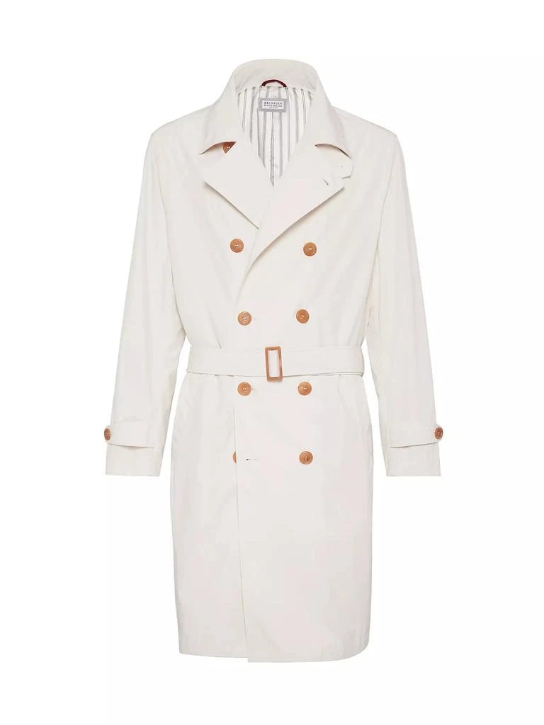 商品Brunello Cucinelli|Water Resistant Microfiber Trench Coat,价格¥29935,第1张图片