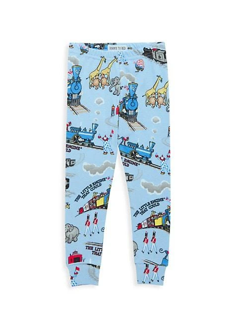 商品Books To Bed|Little Boy's &amp; Boy's Little Engine 3-Piece Pajama &amp; Book Set,价格¥264,第3张图片详细描述