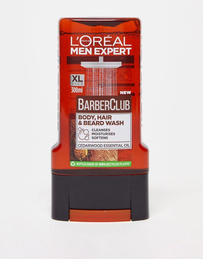 商品L'Oreal Paris|L'Oreal Men Expert Barber Club Body, Face, Hair Shower Gel 300ml,价格¥52,第1张图片