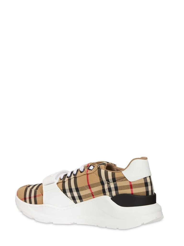 商品Burberry|Check New Regis Cotton Canvas Sneakers,价格¥6448,第3张图片详细描述