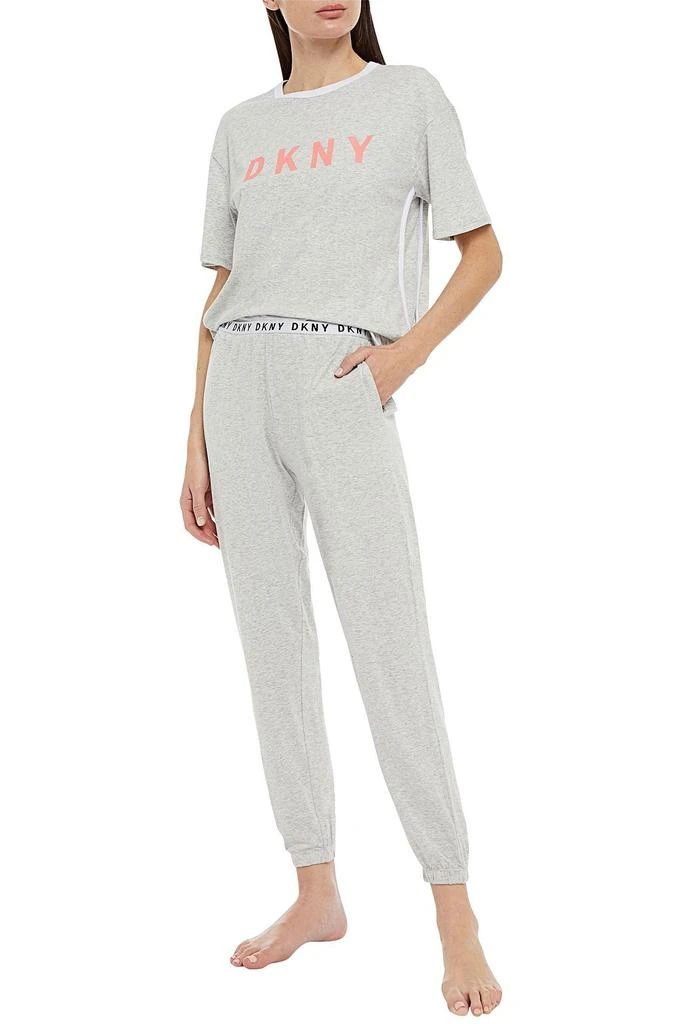 商品DKNY|Printed cotton-blend jersey pajama top,价格¥127,第2张图片详细描述