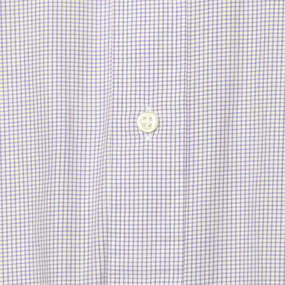 商品[二手商品] Ralph Lauren|Ralph Lauren Purple Checkered Cotton Button Front Shirt 3XB,价格¥869,第4张图片详细描述