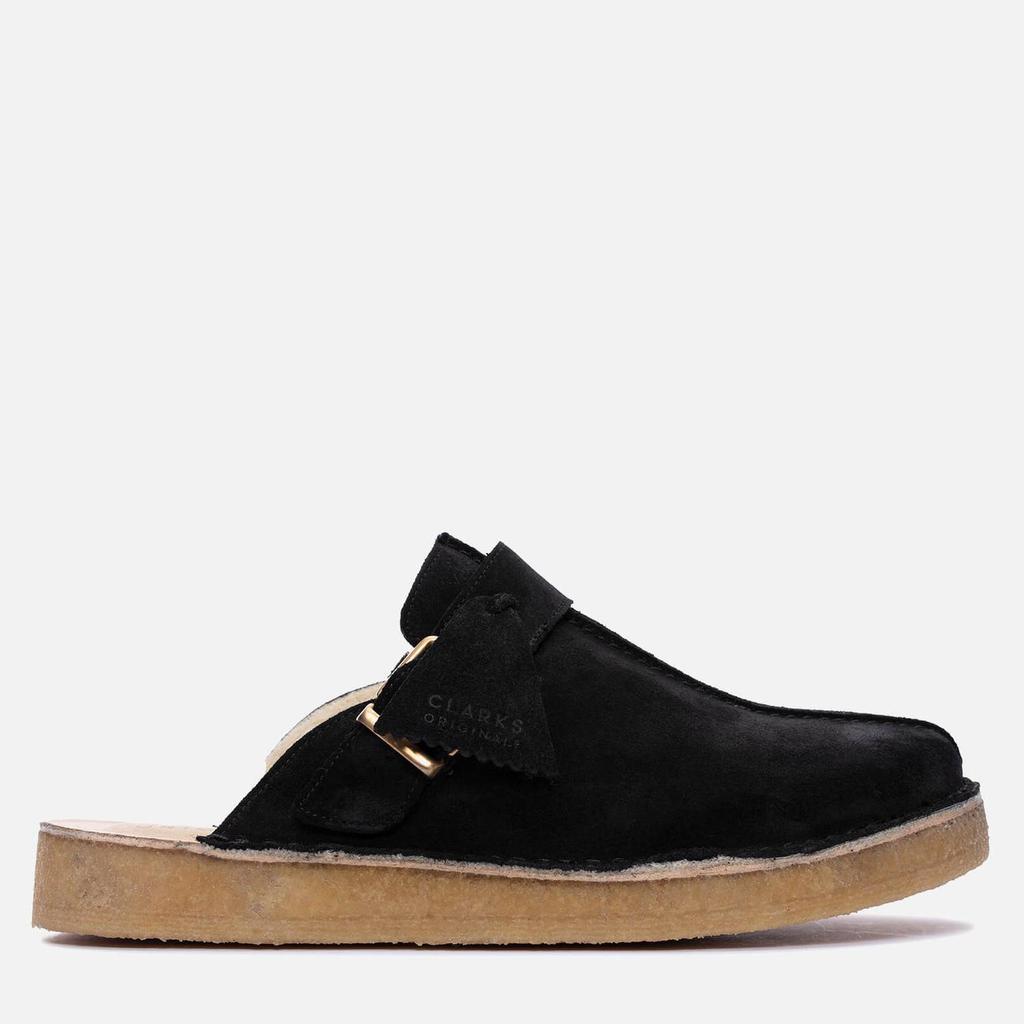 商品Clarks|Clarks Originals Desert Rock Suede Mules,价格¥1386,第1张图片