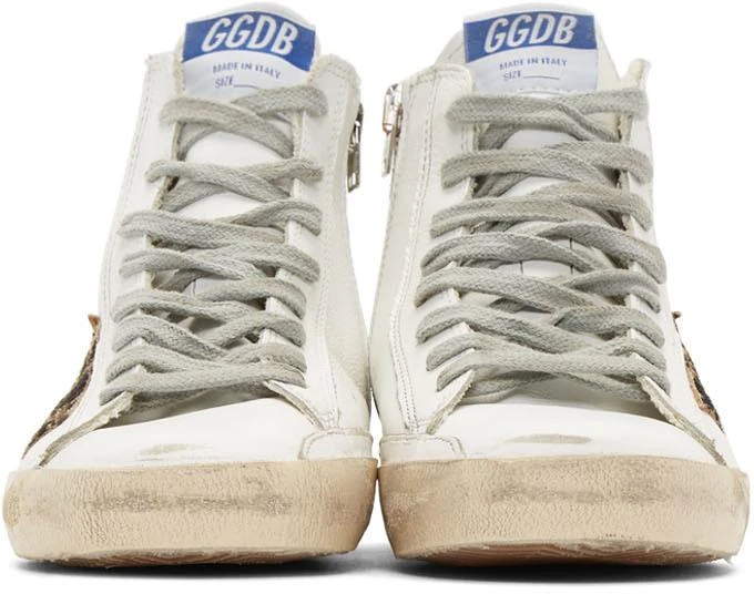 商品Golden Goose|White Cheetah Francy Sneakers,价格¥4119,第2张图片详细描述