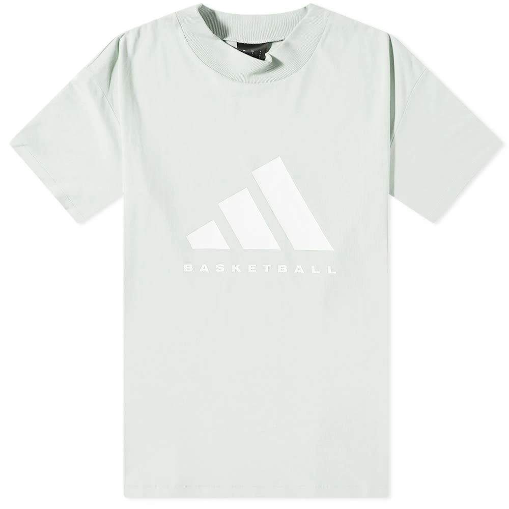 商品Adidas|Adidas Basketball Short Sleeve Logo T-Shirt,价格¥173,第1张图片
