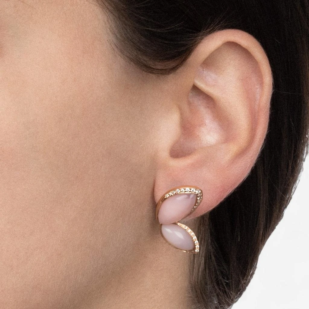 商品Tavanti|Tavanti Les Papillons 18K Yellow Gold Diamond & Pink Opal Earrings JF-75-1110F-1,价格¥28272,第2张图片详细描述