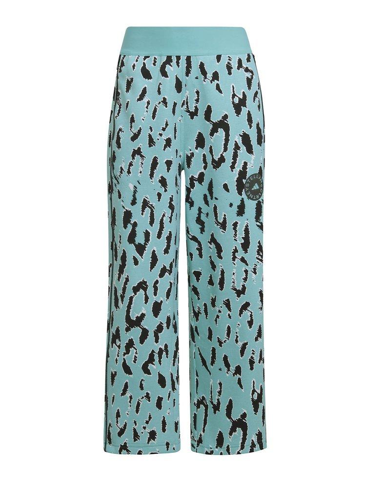 Adidas By Stella McCartney Leopard Print Cropped Track Pants商品第1张图片规格展示