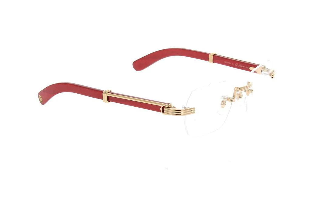 商品Cartier|Cartier Rectangular Frame Glasses,价格¥14565,第2张图片详细描述