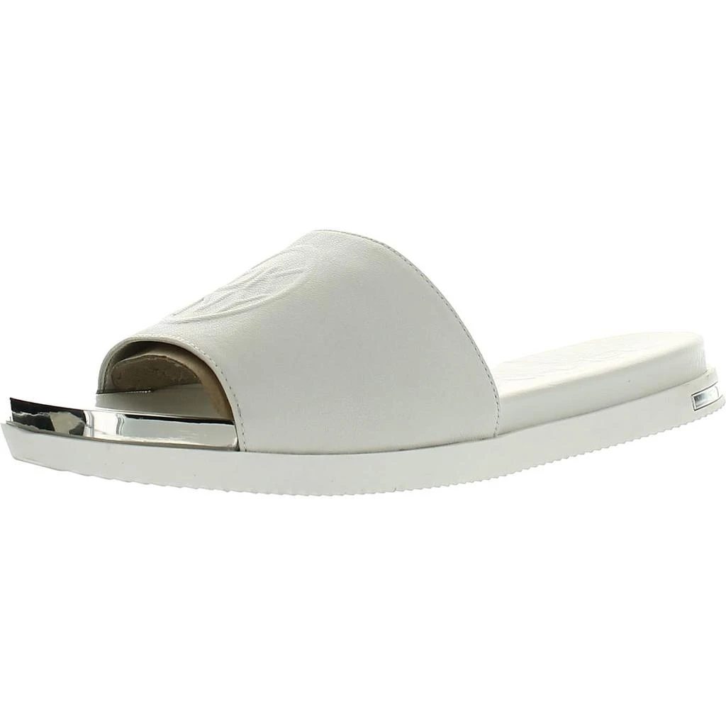 商品DKNY|DKNY Womens Baby Leather Slip On Slide Sandals,价格¥253,第1张图片