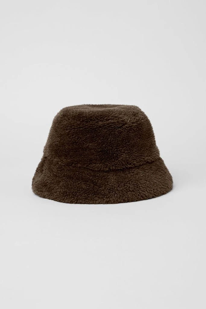 商品Alo|Foxy Sherpa Bucket Hat - Espresso,价格¥669,第3张图片详细描述