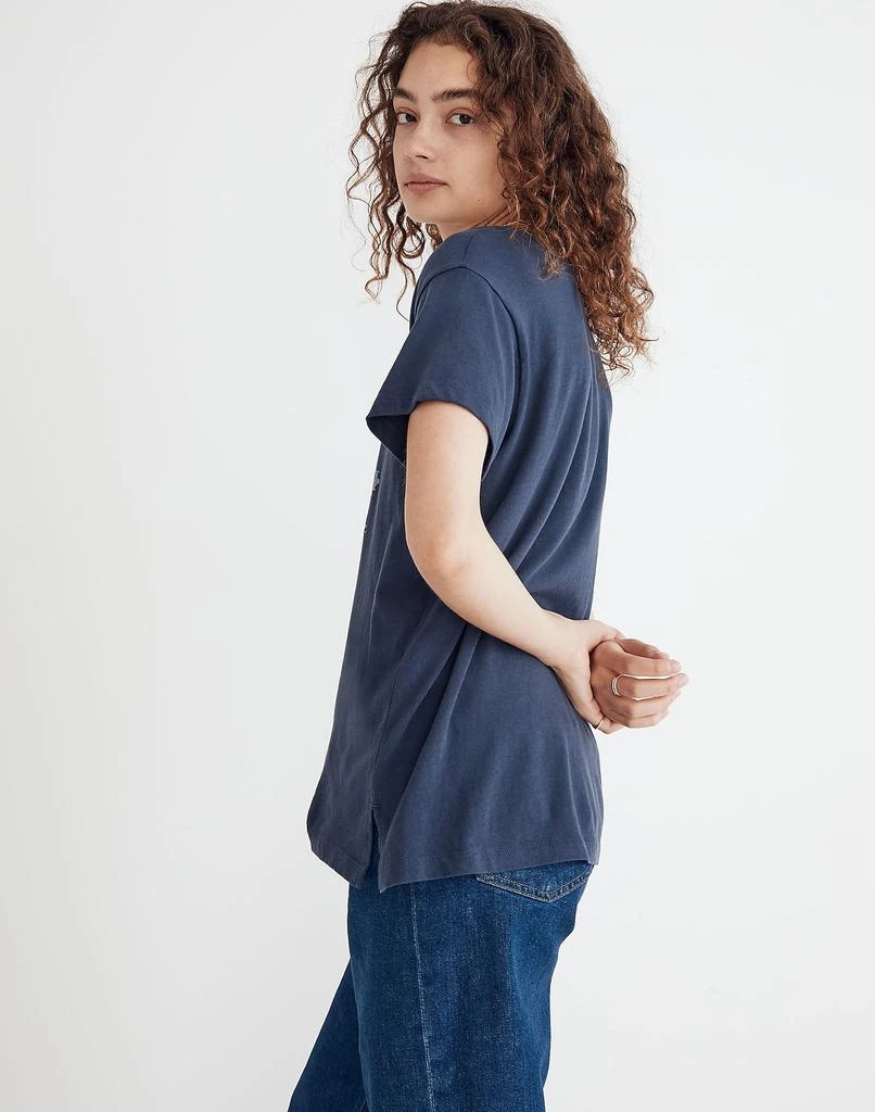 商品Madewell|Flying Home to You Softfade Cotton Oversized Tee,价格¥104,第2张图片详细描述