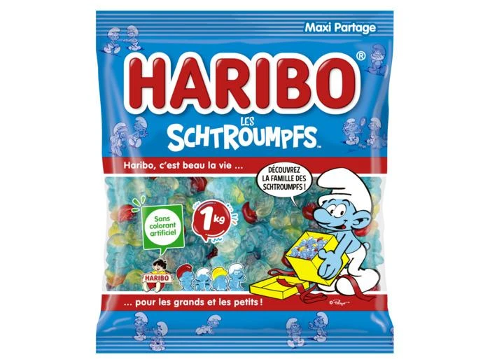 商品Haribo|Schtroumpfs 1Kg,价格¥85,第1张图片