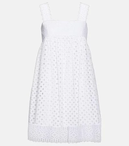 商品Tory Burch|马德拉刺绣棉质迷你连衣裙,价格¥3773,第1张图片