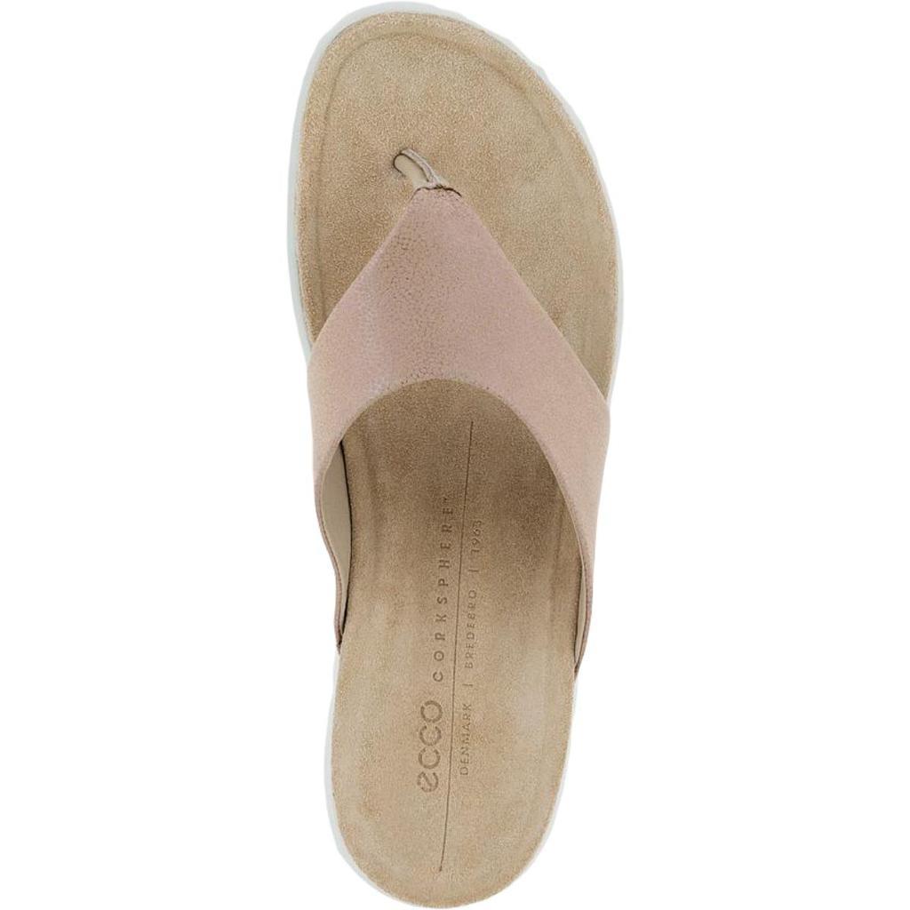 商品ECCO|ECCO Womens Corksphere Leather Cork Strap Sandals,价格¥162,第1张图片