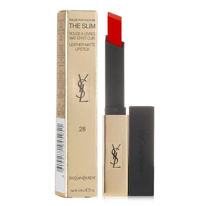 商品Yves Saint Laurent|Yves Saint Laurent 细管纯口红 哑光唇膏(小金条) - # 28 True Chili -28 True Chili(2.2g/0.08oz),价格¥232,第2张图片详细描述