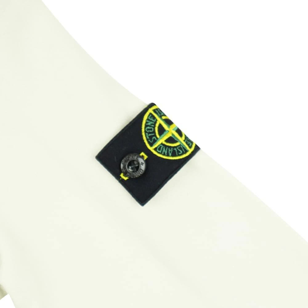 商品Stone Island Junior|Cream Compass Patch Hoodie,价格¥1390,第3张图片详细描述