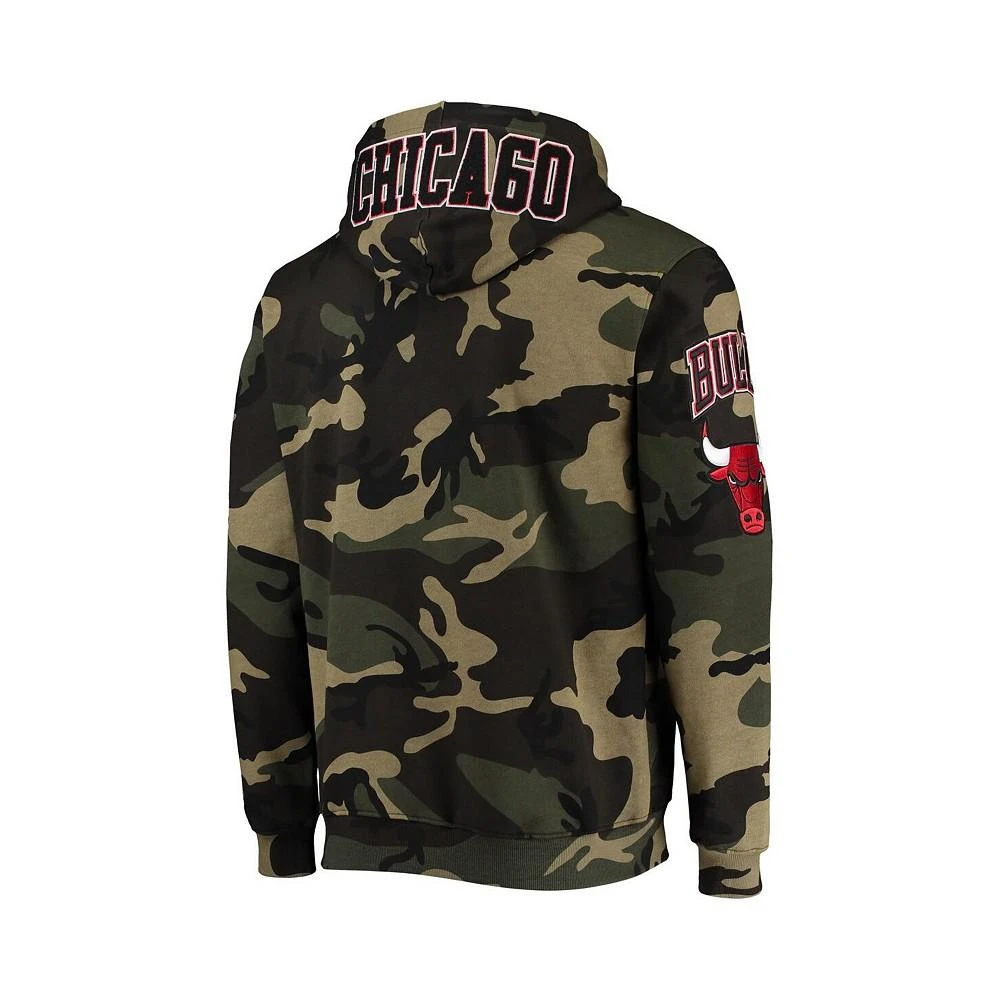 商品Pro Standard|Men's Camo Chicago Bulls Team Pullover Hoodie,价格¥613,第4张图片详细描述