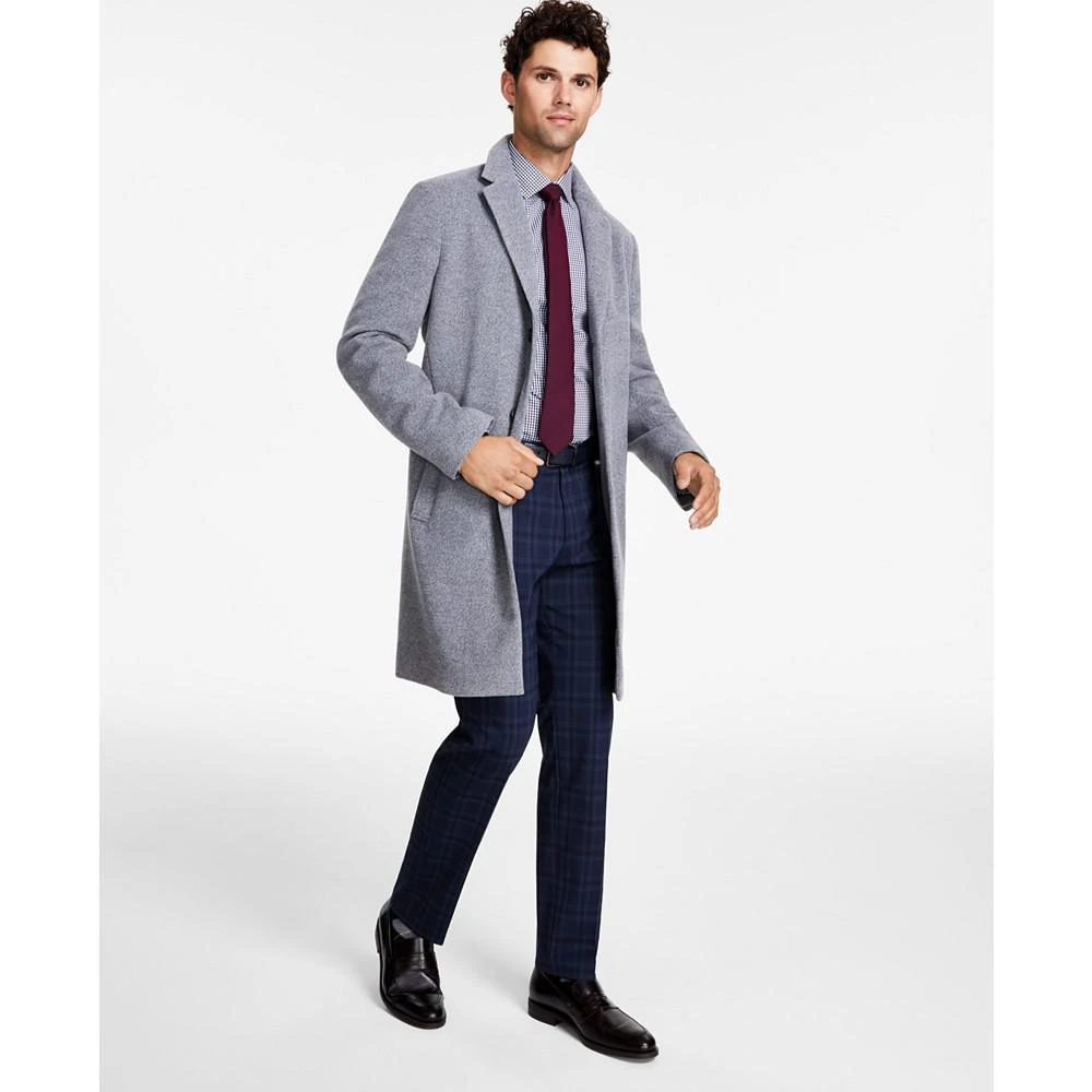 商品Tommy Hilfiger|Men's Modern-Fit Solid Overcoat,价格¥1071,第1张图片