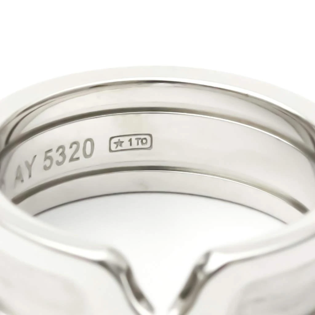 Cartier Double C 18K White Gold Ring EU 51 商品