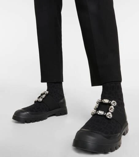 商品Roger Vivier|Walky Viv'缀饰及踝靴,价格¥12528,第4张图片详细描述