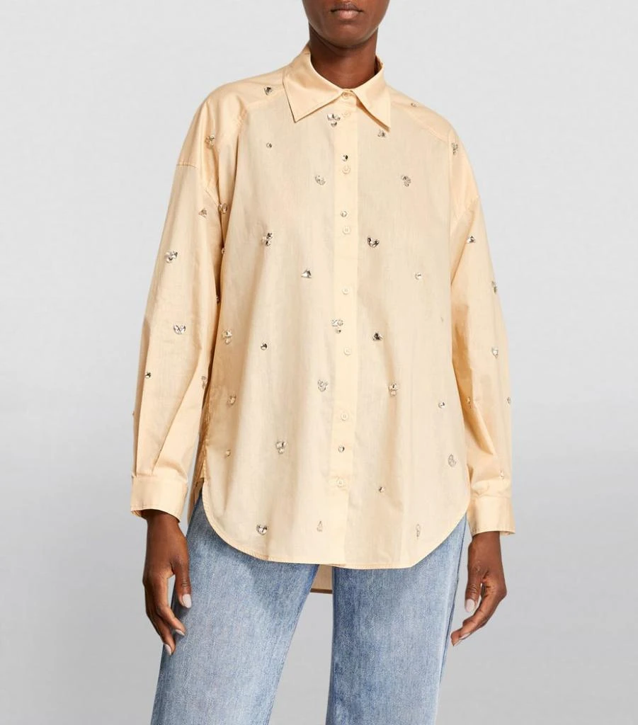 商品Sandro|Embellished Oversized Shirt,价格¥2974,第3张图片详细描述