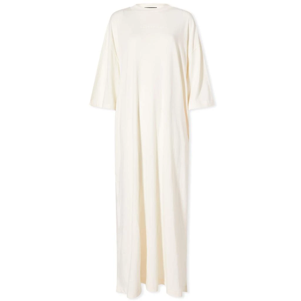 商品Essentials|Fear of God ESSENTIALS Essentials 3/4 Sleeve Dress - Cloud Dancer,价格¥328,第1张图片