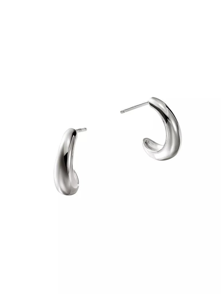 商品John Hardy|Surf Sterling Silver Small Hoop Earrings,价格¥1874,第1张图片