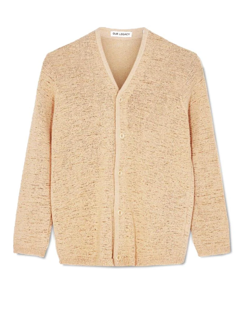 商品Our Legacy|knitted cardigan beige faux coard,价格¥2890,第1张图片