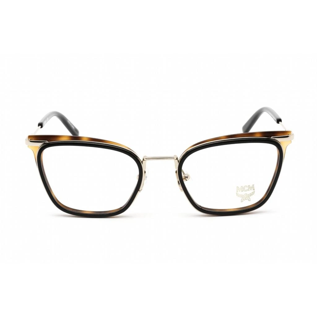 商品MCM|Mcm Unisex Eyeglasses - Clear Demo Lens Black/Havana Cat Eye Shape | MCM2146 019,价格¥381,第2张图片详细描述