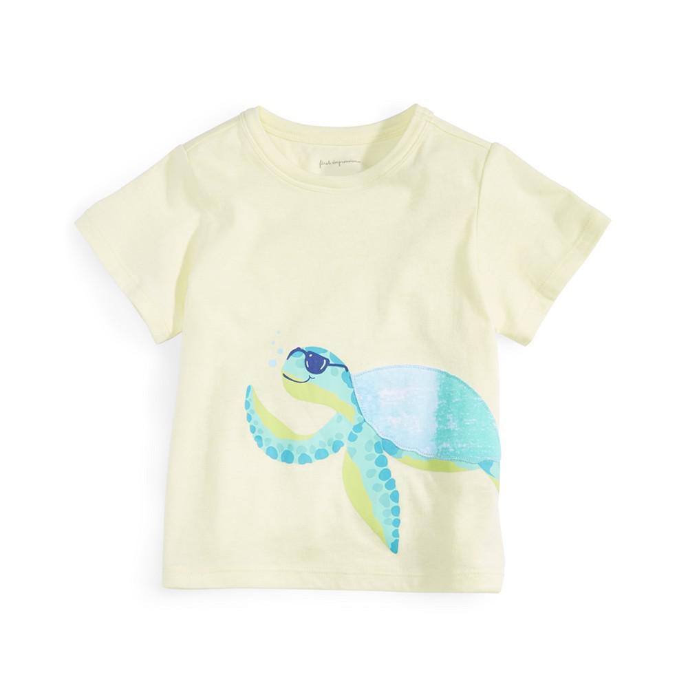 商品First Impressions|Baby Boys Turtle-Graphic T-Shirt, Created for Macy's,价格¥38,第1张图片