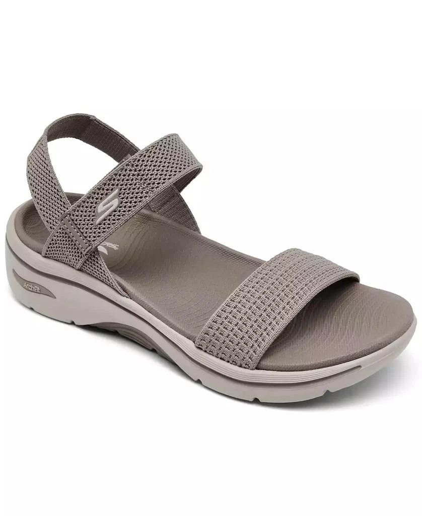 商品SKECHERS|Women's GO WALK Arch Fit 2.0 - Annie Athletic Sandals from Finish Line,价格¥409,第1张图片