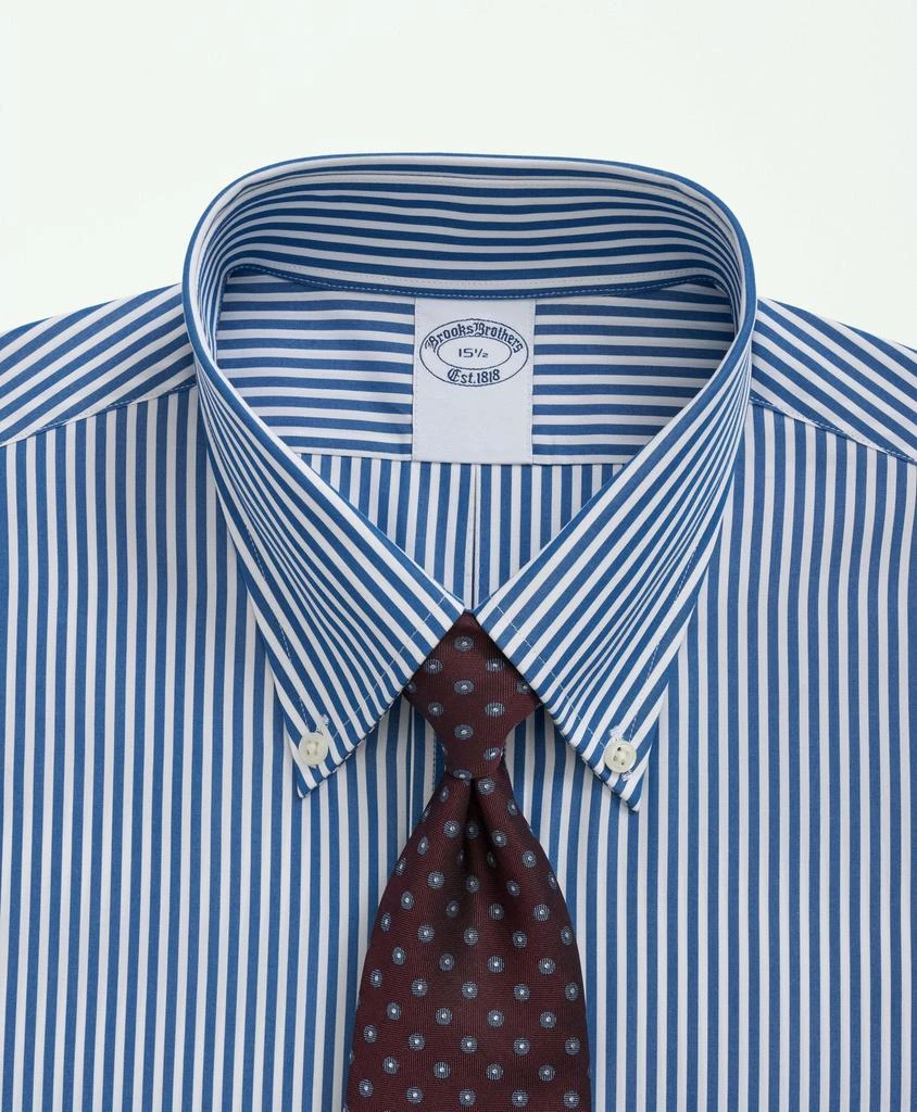 商品Brooks Brothers|Supima® Cotton Poplin Polo Button-Down Collar, Striped Dress Shirt,价格¥1052,第2张图片详细描述