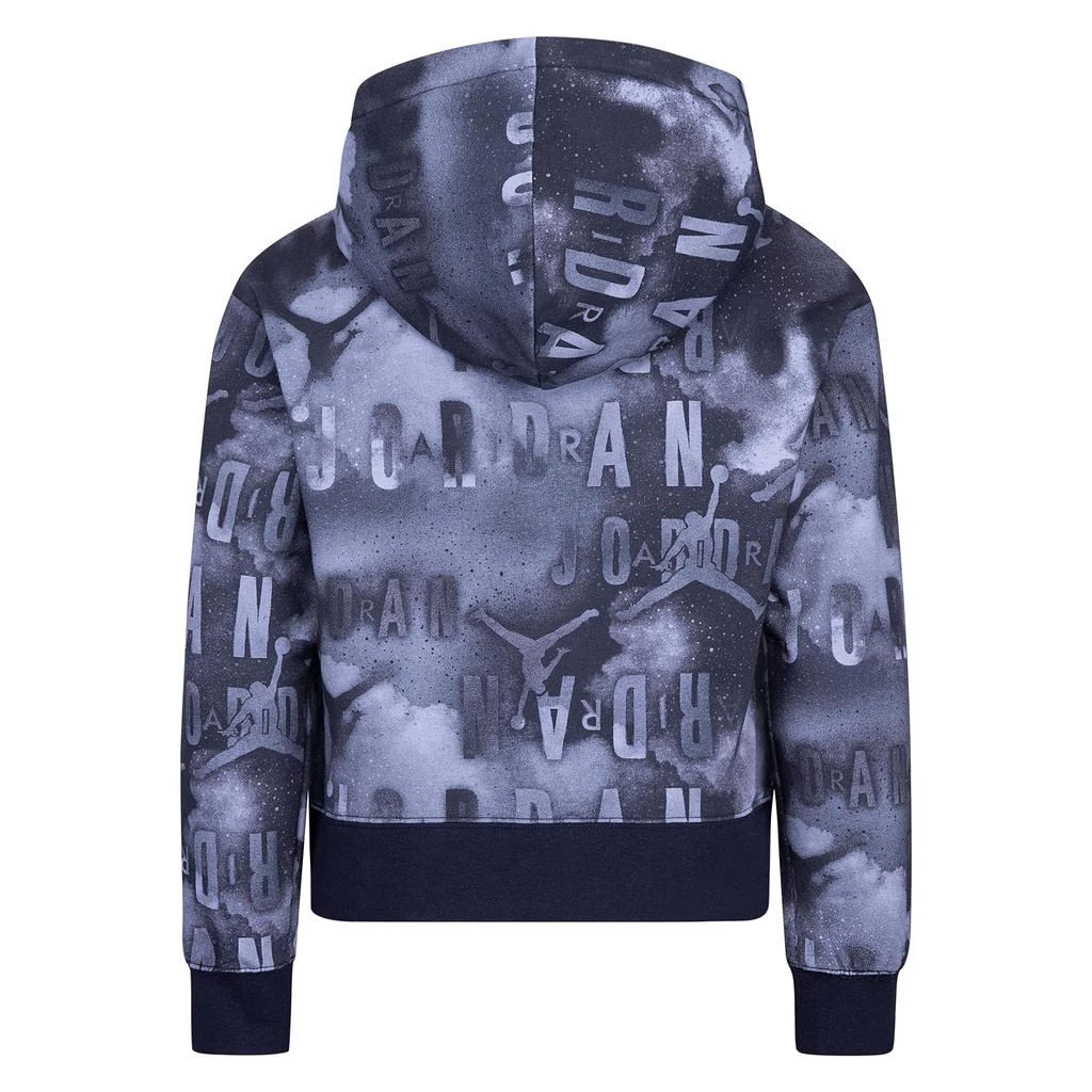 商品Jordan|Essentials All Over Print Boxy Sweatshirt (Little Kids/Big Kids),价格¥166,第2张图片详细描述