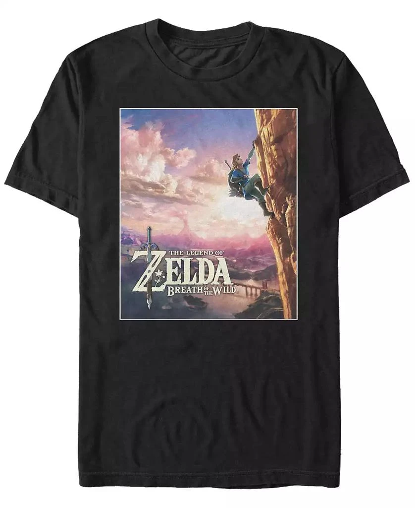 商品Nintendo|Nintendo Men's Legend of Zelda Link Rock Climbing Short Sleeve T-Shirt,价格¥187,第1张图片