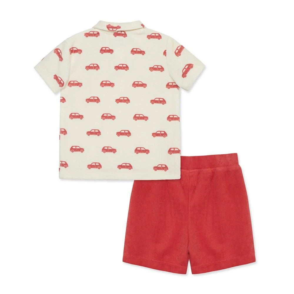 商品Little Me|Baby Boys Car Terry Set,价格¥65,第2张图片详细描述