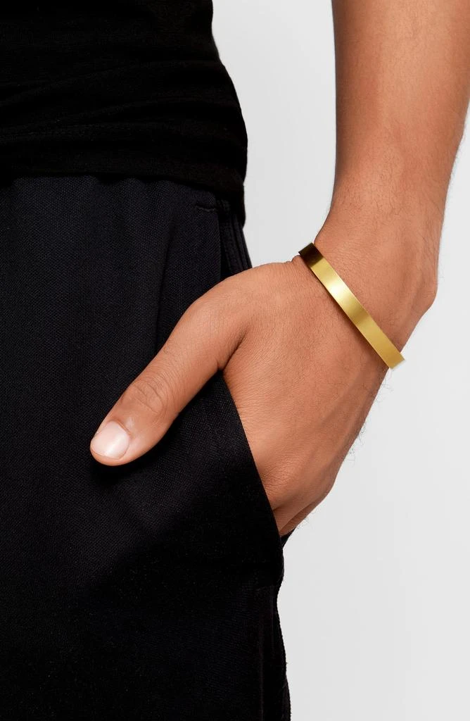 商品ADORNIA|14K Gold Vermeil Cuff Bracelet,价格¥182,第2张图片详细描述