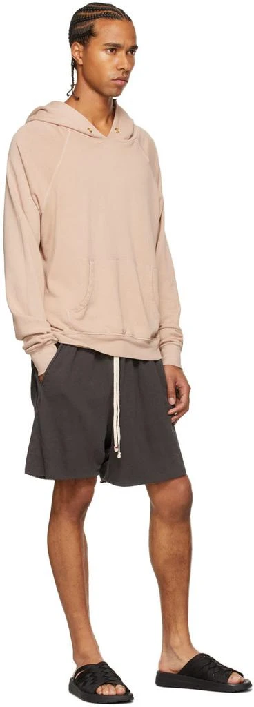 商品Les Tien|Pink Lightweight Hoodie,价格¥538,第4张图片详细描述