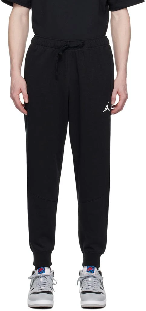 商品Jordan|Black Dri-FIT Sportwear Crossover Sweatpants,价格¥354,第1张图片