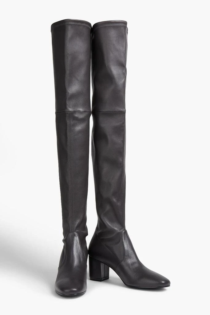 Genna 60 City glossed-leather thigh boots 商品