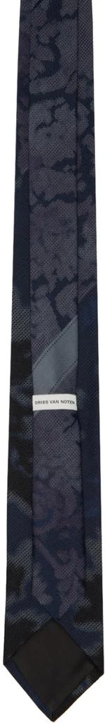 商品Dries Van Noten|Navy Printed Tie,价格¥2031,第2张图片详细描述