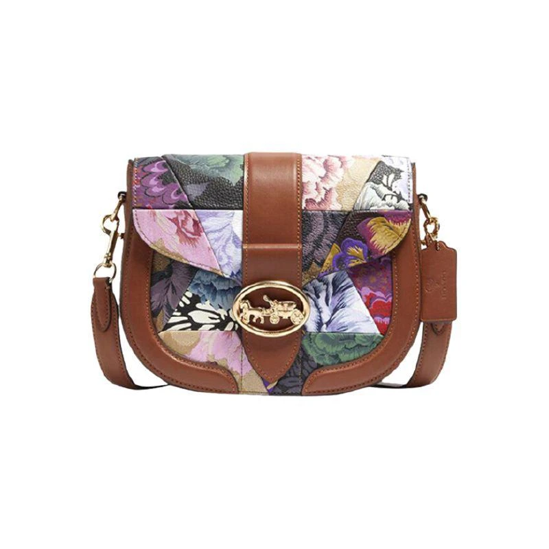 商品Coach|香港直邮COACH蔻驰女士印花PVC配皮单肩包个性百搭C2804IMLL9,价格¥3652,第1张图片