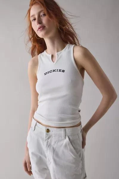 商品DICKIES|Dickies Graphic Split V-Neck Cropped Tank Top,价格¥210,第1张图片