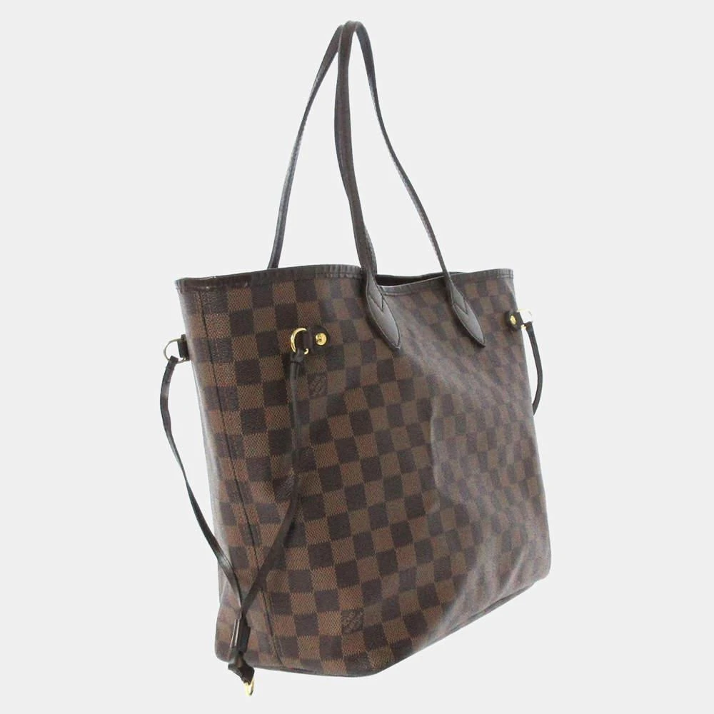 商品[二手商品] Louis Vuitton|Louis Vuitton Brown Damier Ebene Neverfull MM,价格¥13069,第2张图片详细描述