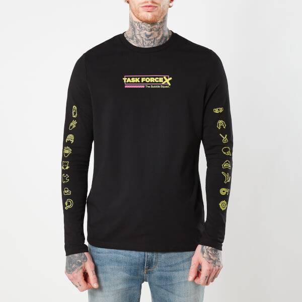 Suicide Squad Task Force X Unisex Long Sleeve T-Shirt - Black商品第7张图片规格展示