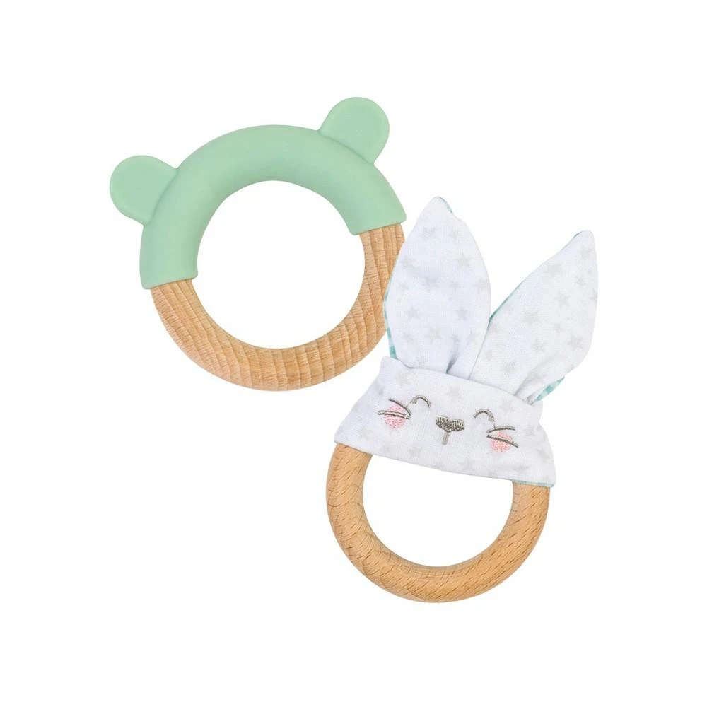 商品Saro|by Kalencome Baby Ring and Bunny Teether Bundle,价格¥165,第3张图片详细描述