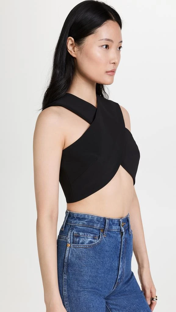 商品ROSETTA GETTY|Rosetta Getty 交叉正面文胸式上衣,价格¥1193,第4张图片详细描述