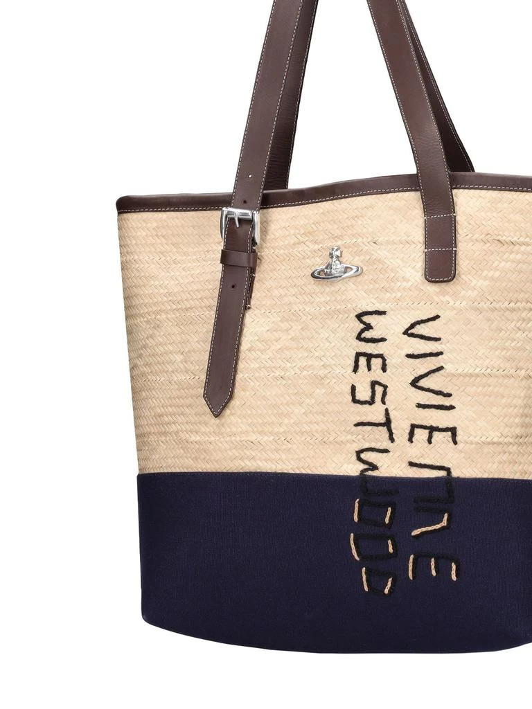 商品Vivienne Westwood|Palm Leaf Tote Bag,价格¥2335,第3张图片详细描述