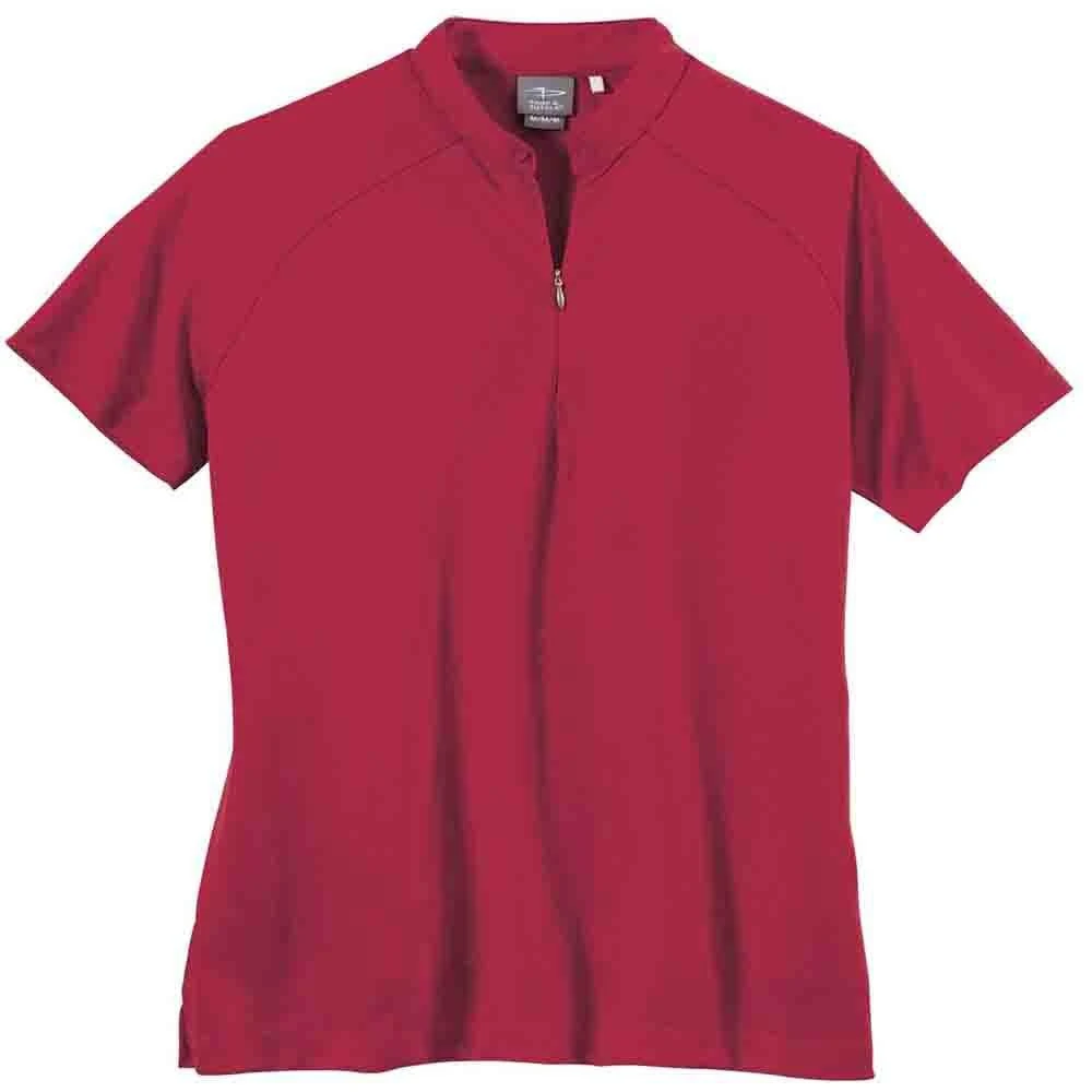 商品Page & Tuttle|Dot Texture Jersey Short Sleeve Polo Shirt,价格¥379,第1张图片