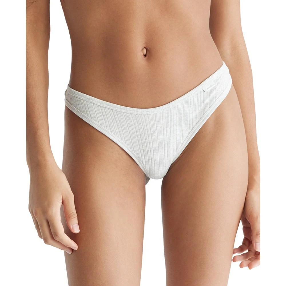 商品Calvin Klein|Women's Ribbed Thong QD3884,价格¥57,第1张图片