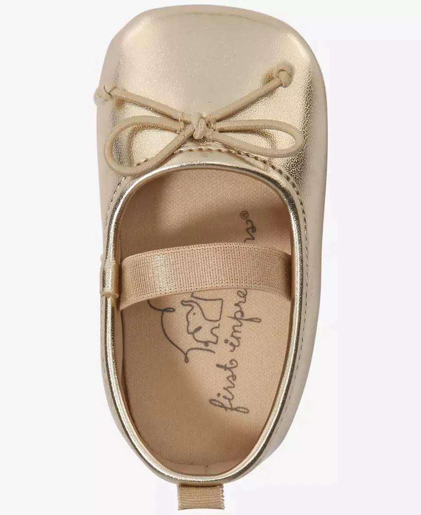 商品First Impressions|Baby Girls Metallic Ballet Flats, Macy's Exclusive,价格¥251,第4张图片详细描述